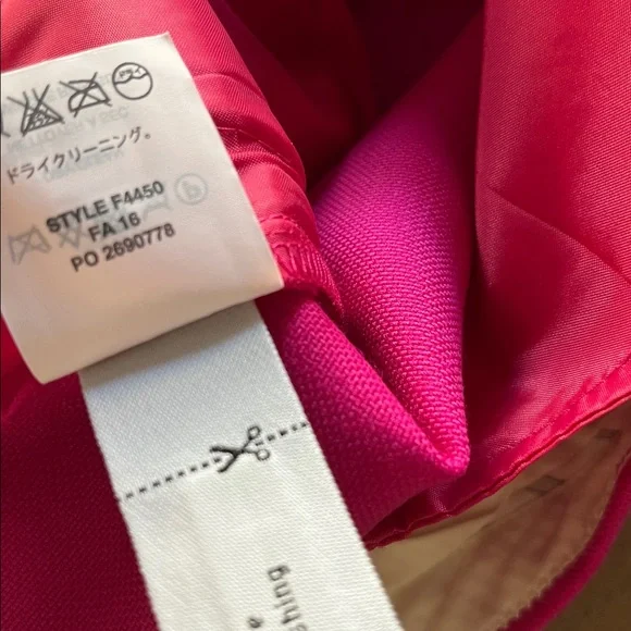 J.Crew NWT Rhodes Italian Wool Pink Trousers- Size 10 - Picture 14 of 14